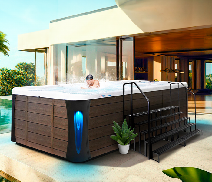 Calspas hot tub being used in a family setting - Killeen