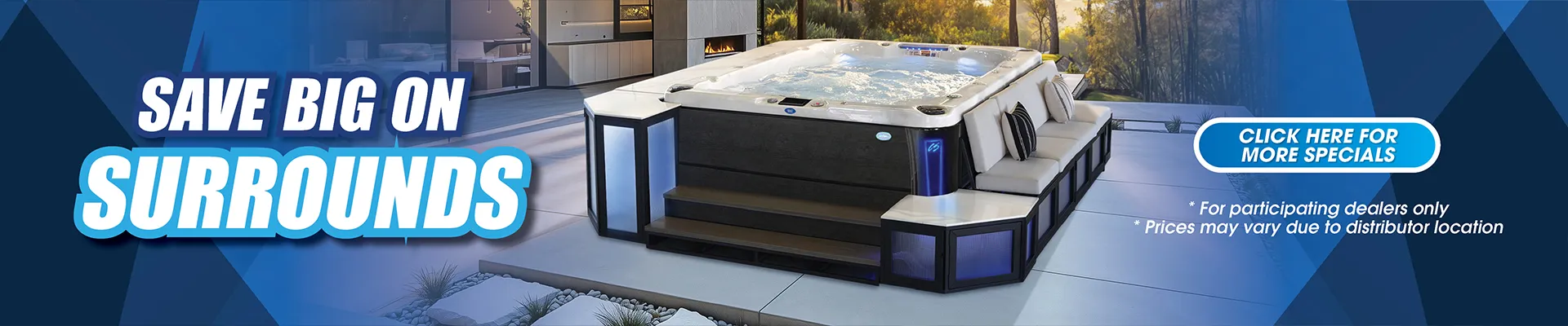 Calspas hot tub being used in a family setting - Killeen