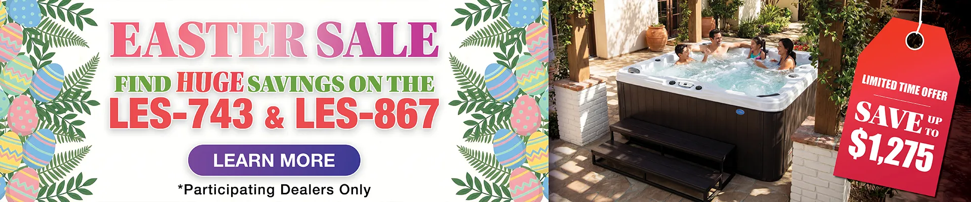 Calspas hot tub being used in a family setting - Killeen