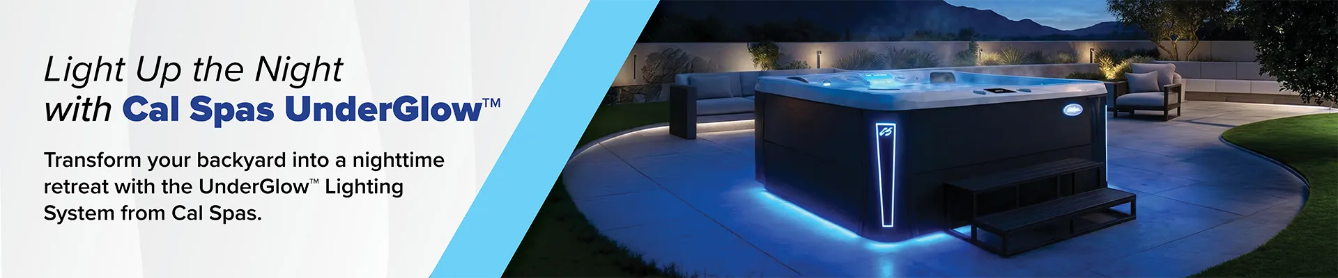 Calspas hot tub being used in a family setting - Killeen